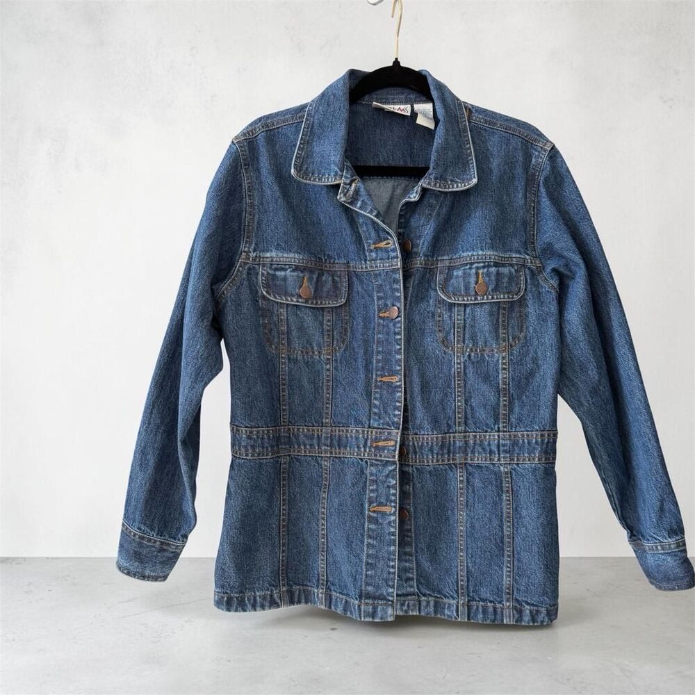 Bill-blass Women's Blue and Navy Jacket